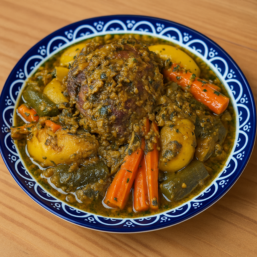 Tajine d'agneau aux légumes