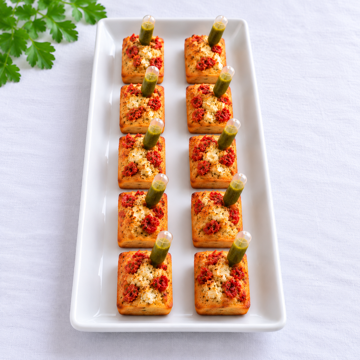 Mini financiers salés