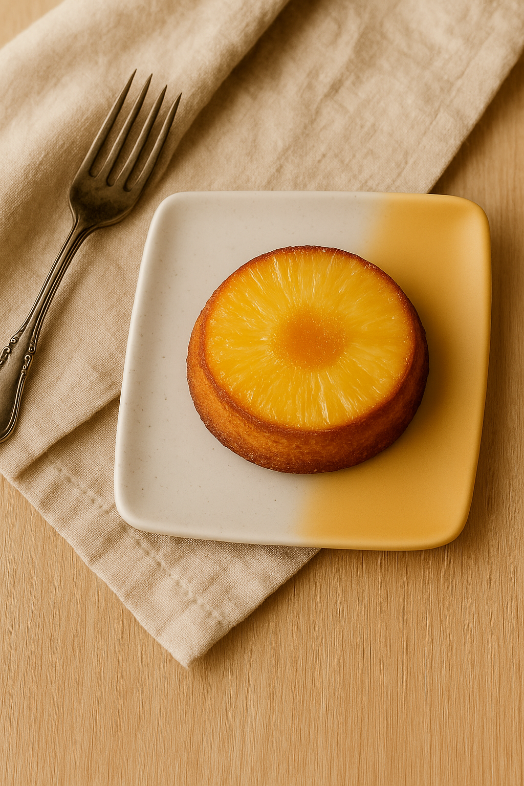 Moelleux ananas caramel