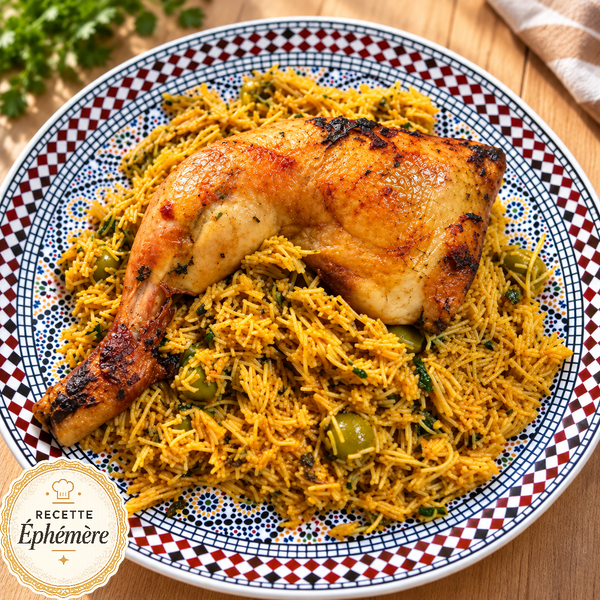 Tajine de poulet aux vermicelles