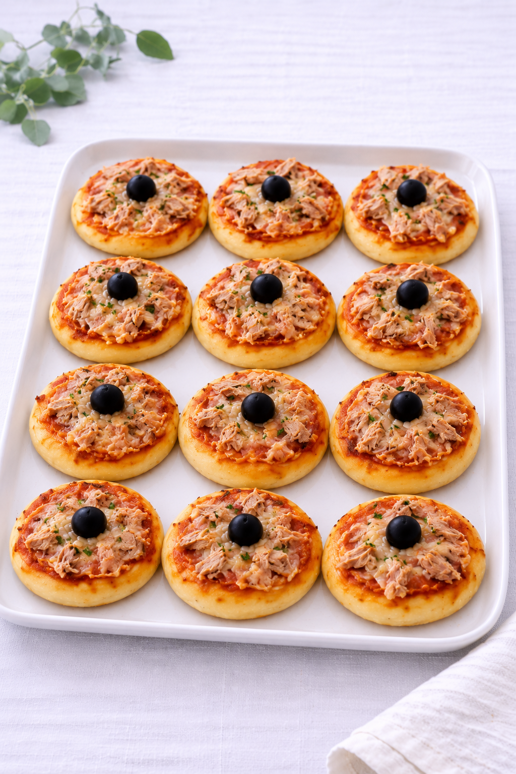 Mini pizzas - saveurs au choix