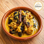 Tajine de poulet aux raisins