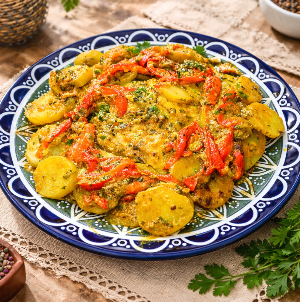 Tajine de cabillaud